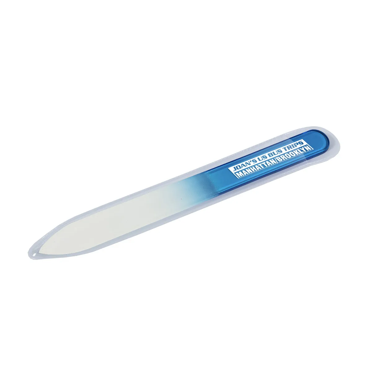 Tempered Glass Nail File with Protective Sleeve - 5.5 x 0.5 in - product view 9