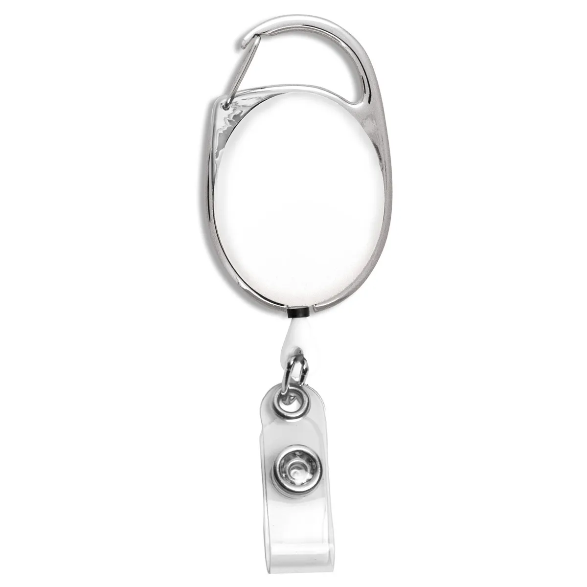 Carabiner Badge Reel Full Color Imprint 30 Inch Cord - 2 x 1.38 in - product view 17