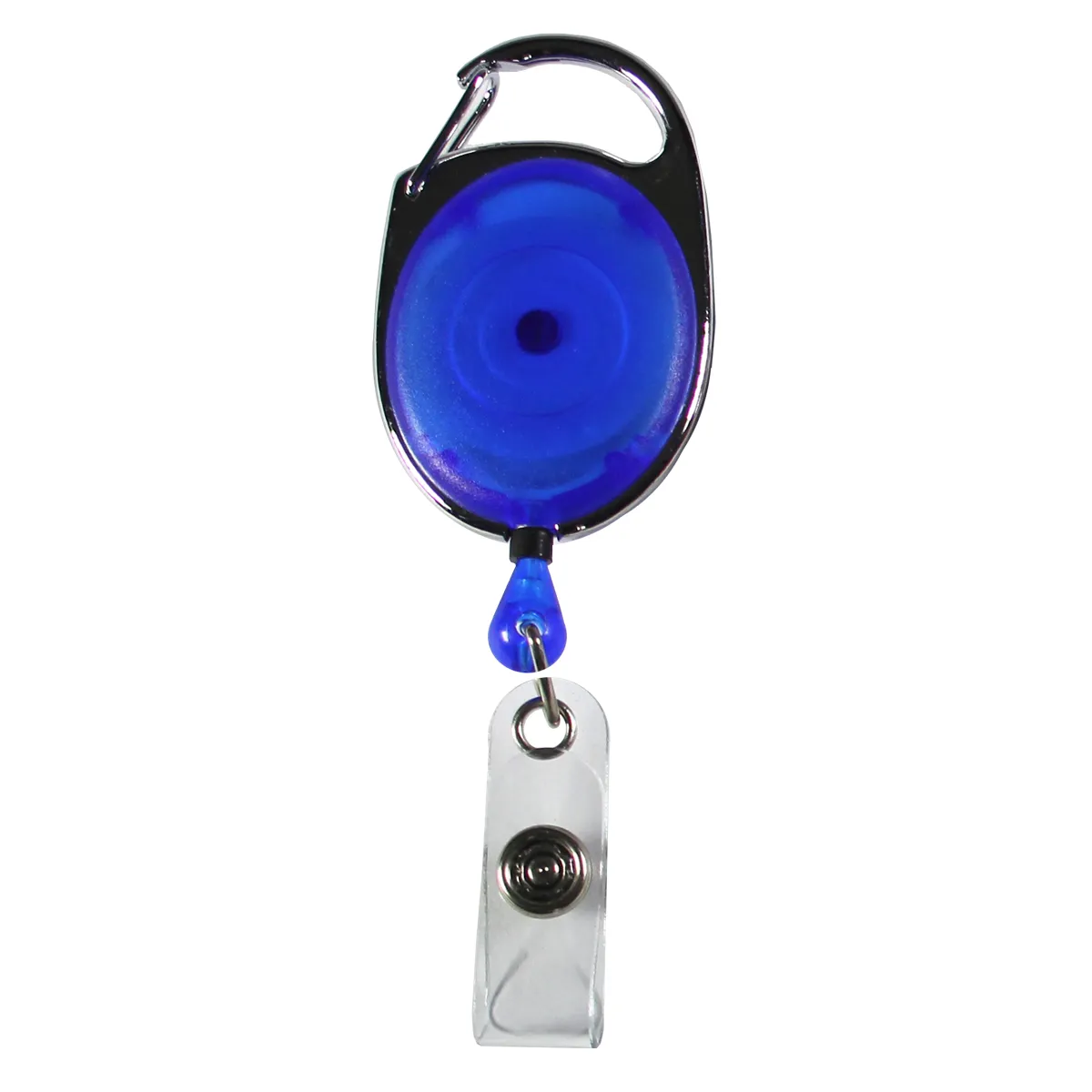 Carabiner Badge Reel Full Color Imprint 30 Inch Cord - 2 x 1.38 in - product view 18