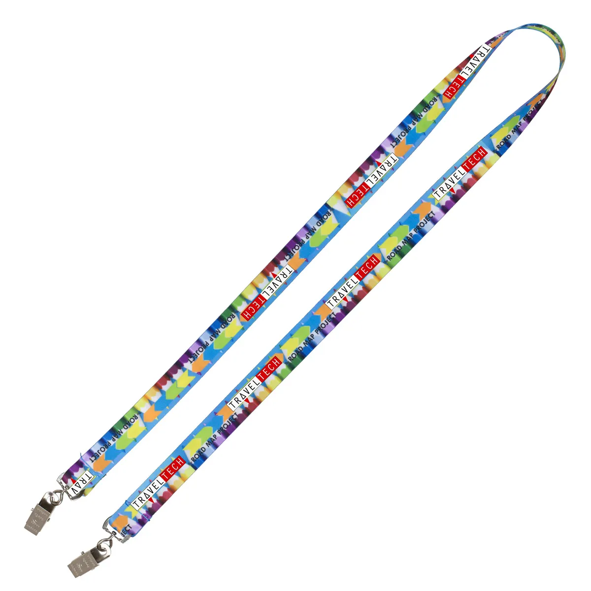 Lanyard Dual Attachment Sublimation Super Soft - 36 in