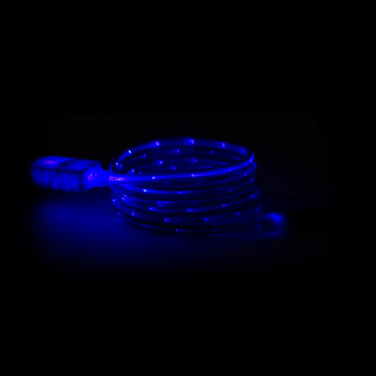 Phone Charging Cable 3-in-1 LED Lighted Type C Adapter - 40 in - product view 12