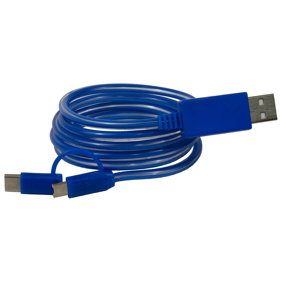 Phone Charging Cable 3-in-1 LED Lighted Type C Adapter - 40 in - product view 19