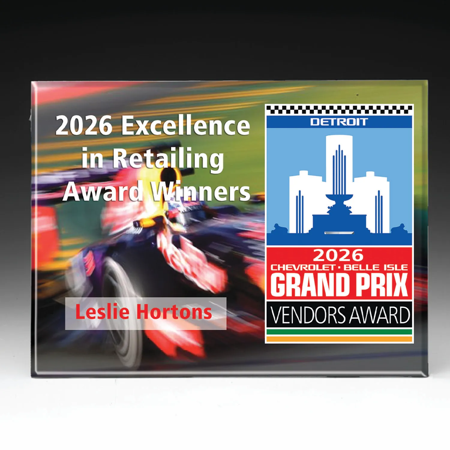 Beveled Acrylic Plaque Full Color PhotoImage - 9 x 12 in