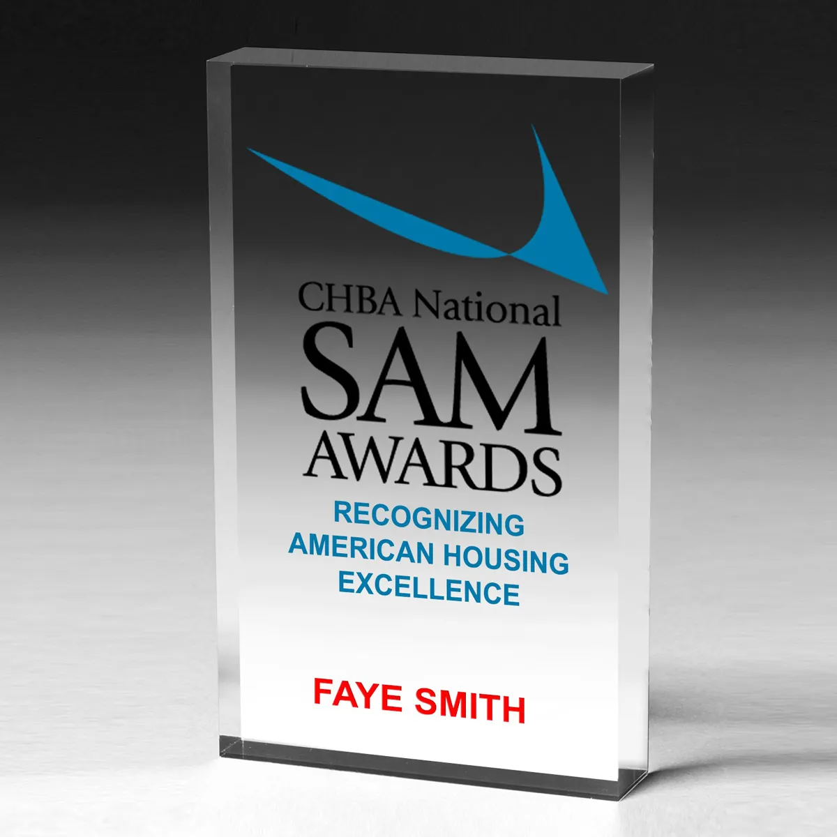 Rectangle Acrylic Paperweight Full Color Print - 4 x 6 in - product view 2