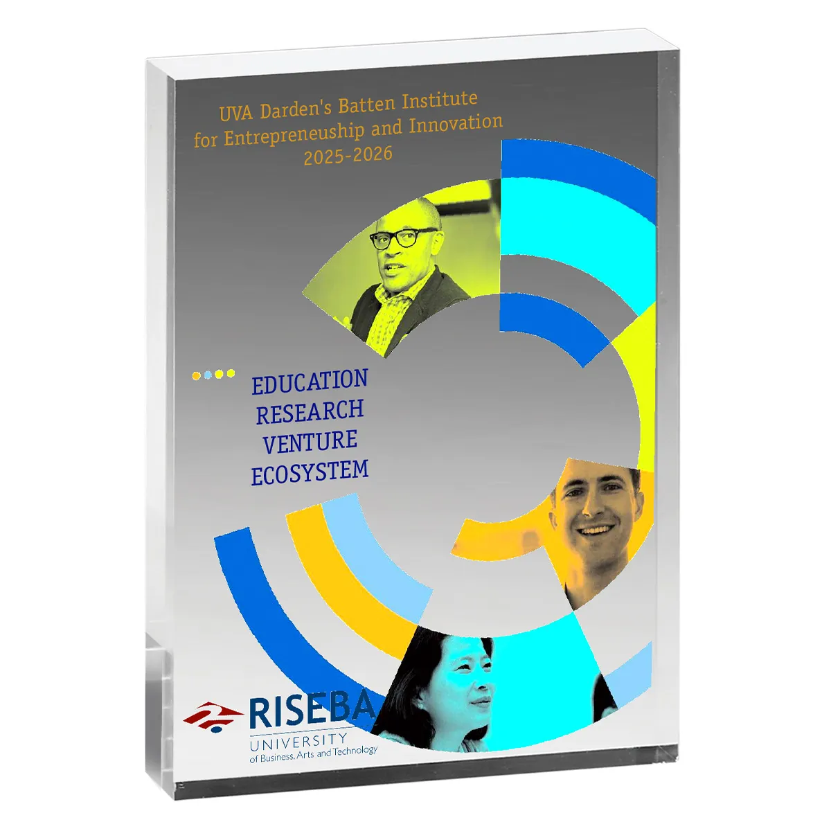 Thick Rectangle Acrylic Paperweight Full Color - 5 x 7 in