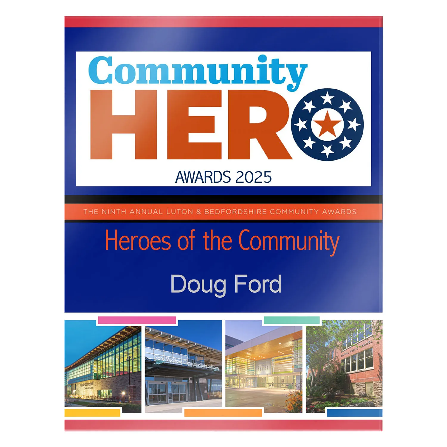 Thin Acrylic Plaque Full Color PhotoImage Print - 7 x 9 in