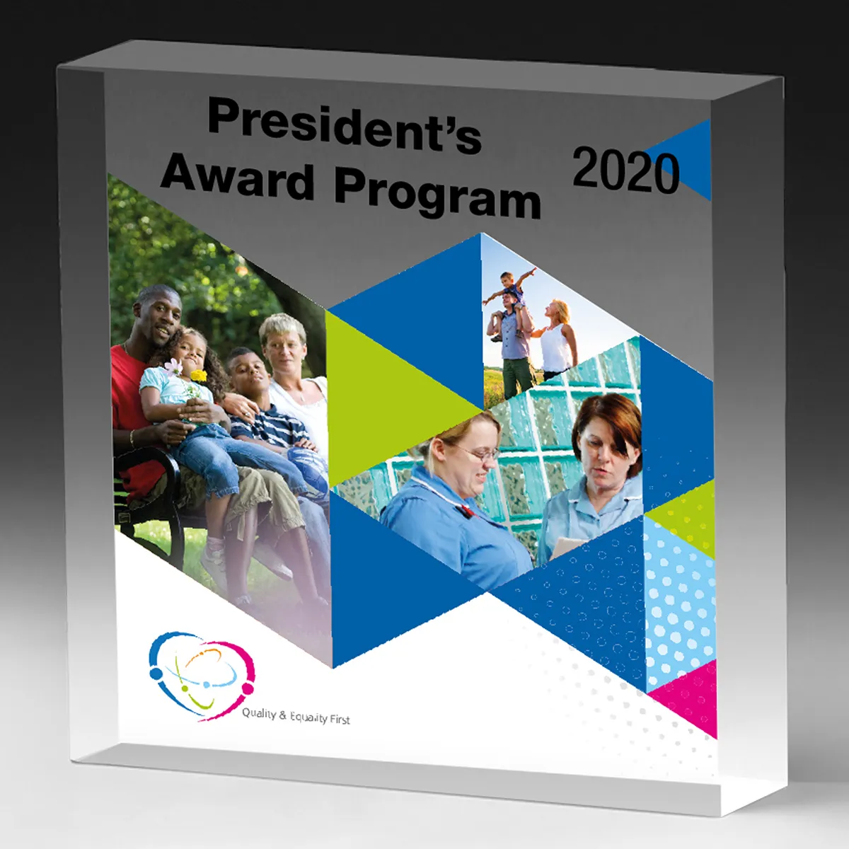 Square Acrylic Paperweight Full Color PhotoImage - 4 x 4 in