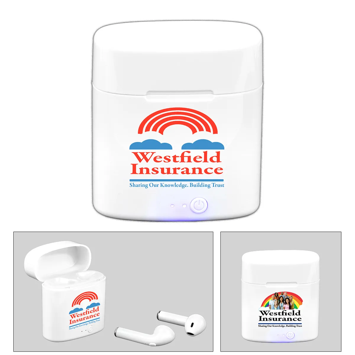 Wireless Earbuds Bluetooth Charging Case - 2.1 x 2.4 in