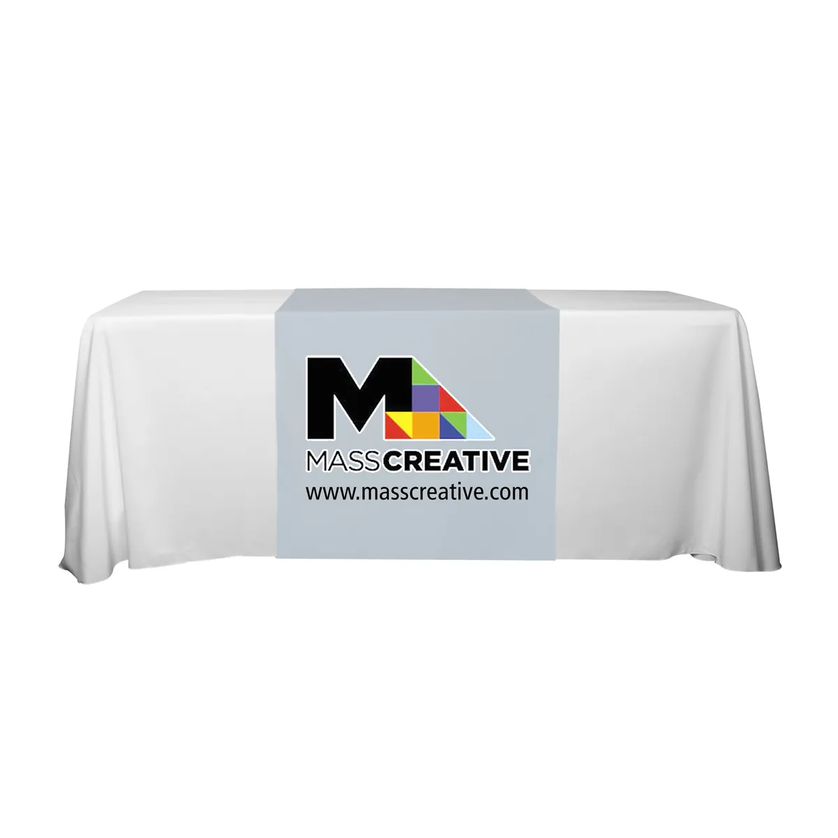 Table Runner Polyester Full Color Long - 30 x 90 in - product view 8