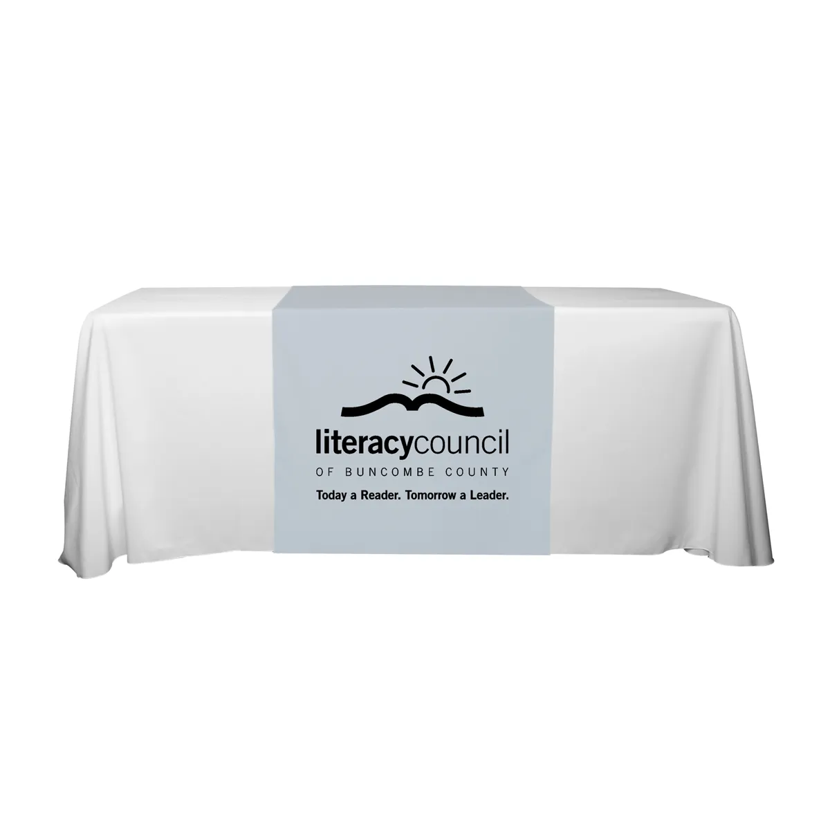 Table Runner Polyester One Color Long - 30 x 90 in - product view 7
