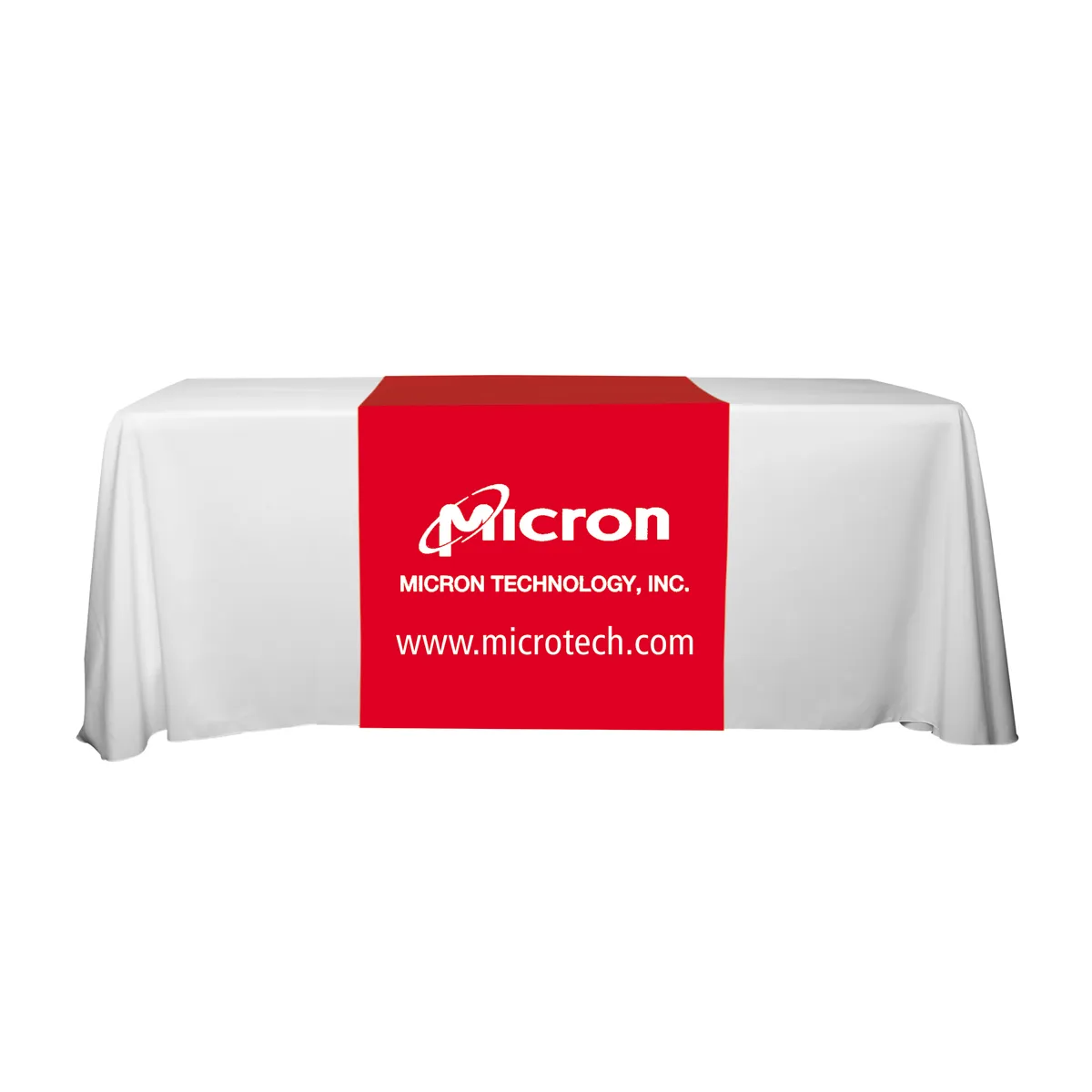 Table Runner Polyester One Color Standard - 30 x 60 in - product view 3