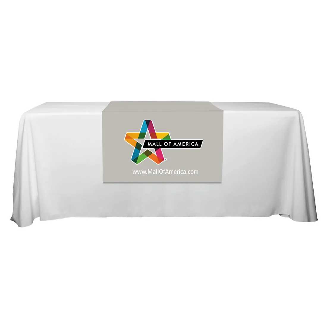 Table Runner Polyester Full Color Standard - 30 x 60 in - product view 2