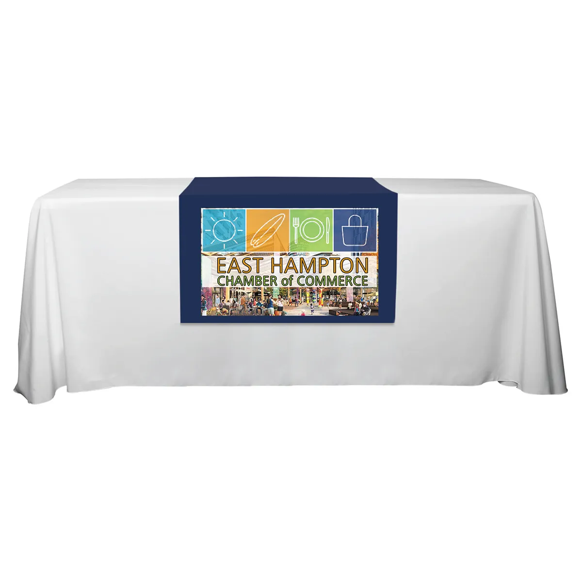 Table Runner Polyester Full Color Standard - 30 x 60 in - product view 5