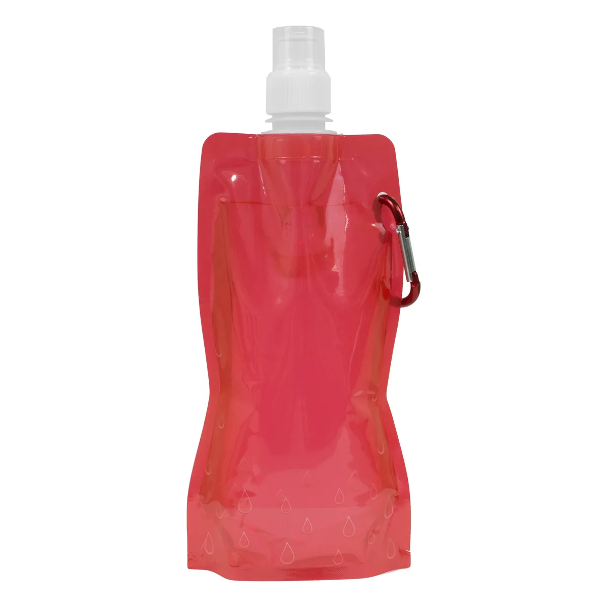 Foldable Water Bottle Polyethylene Carabiner - 18 oz - product view 13