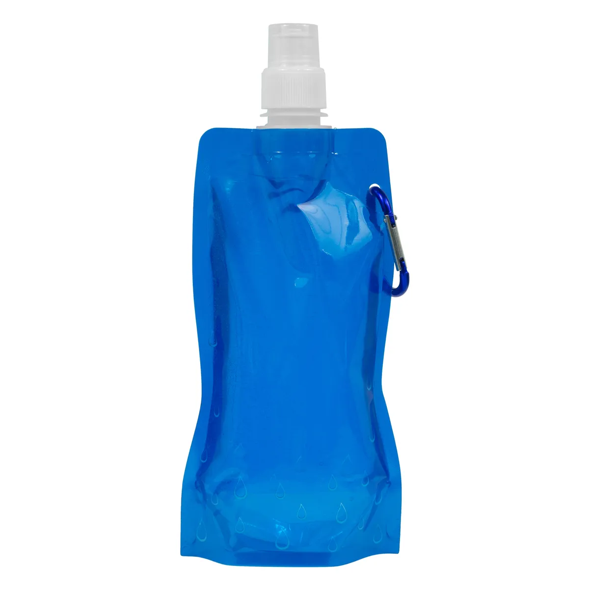 Foldable Water Bottle Polyethylene Carabiner - 18 oz - product view 15