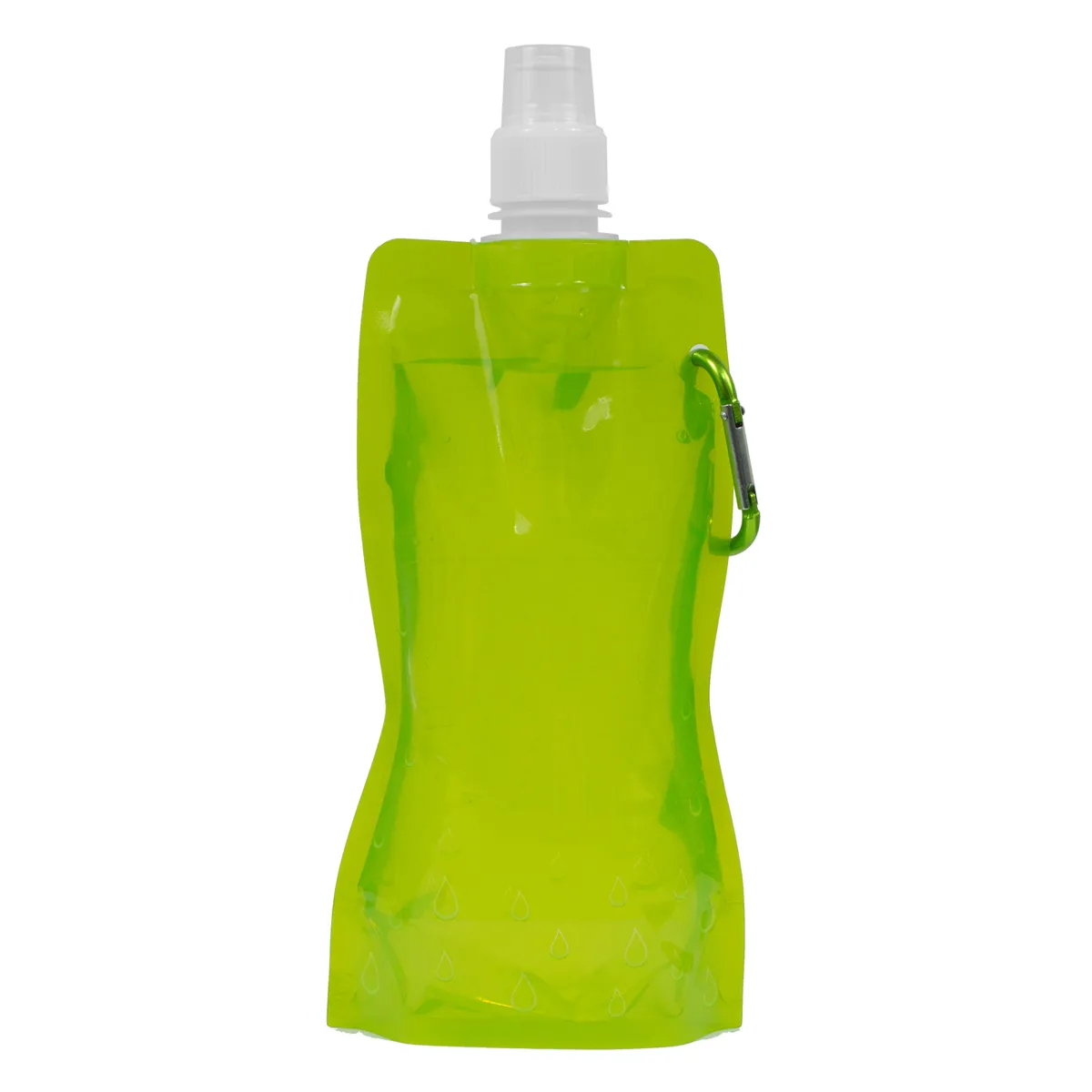 Foldable Water Bottle Polyethylene Carabiner - 18 oz - product view 16