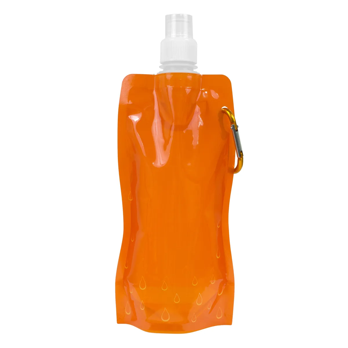 Foldable Water Bottle Polyethylene Carabiner - 18 oz - product view 17