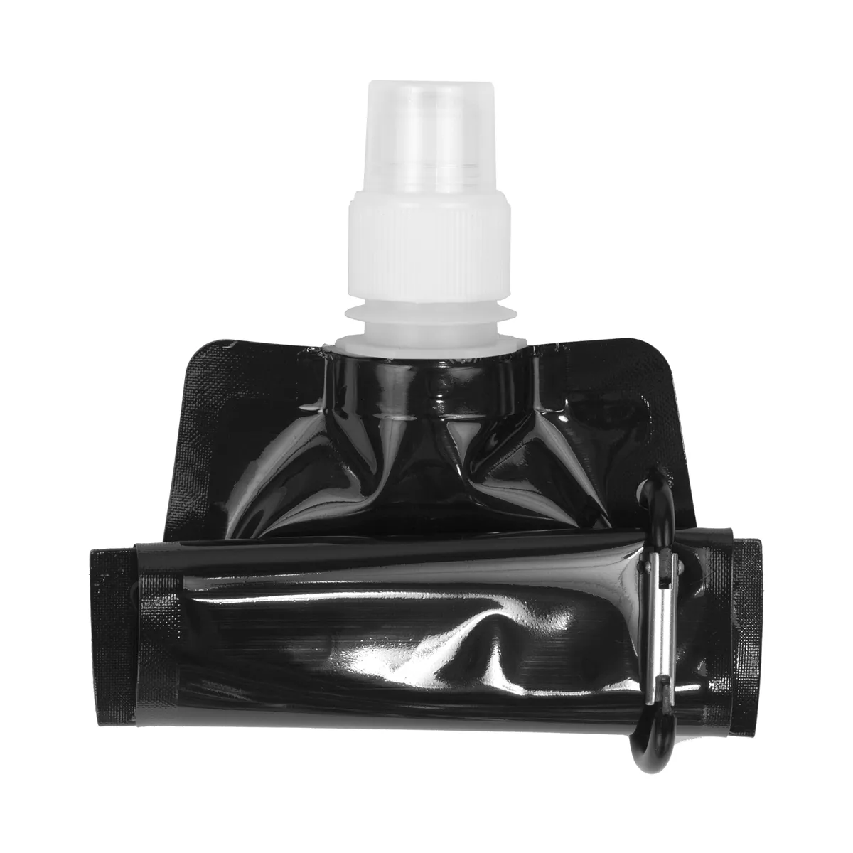 Foldable Water Bottle Polyethylene Carabiner - 18 oz - product view 25