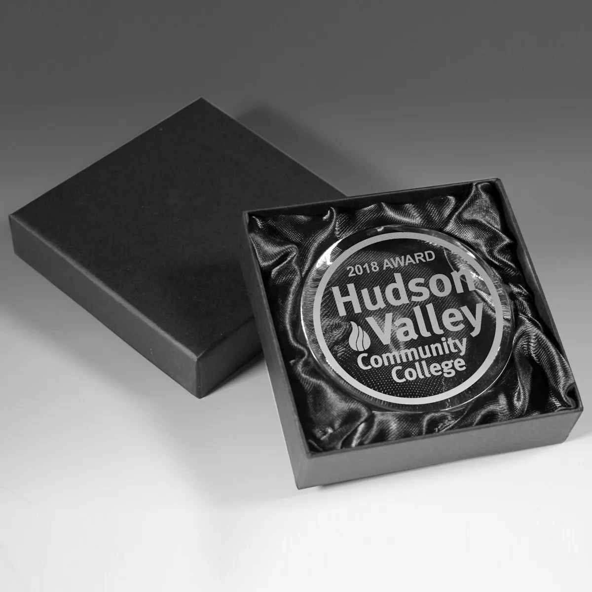 Round Glass Paperweight Prestige Acrylic - 2 7/8 in - product view 10