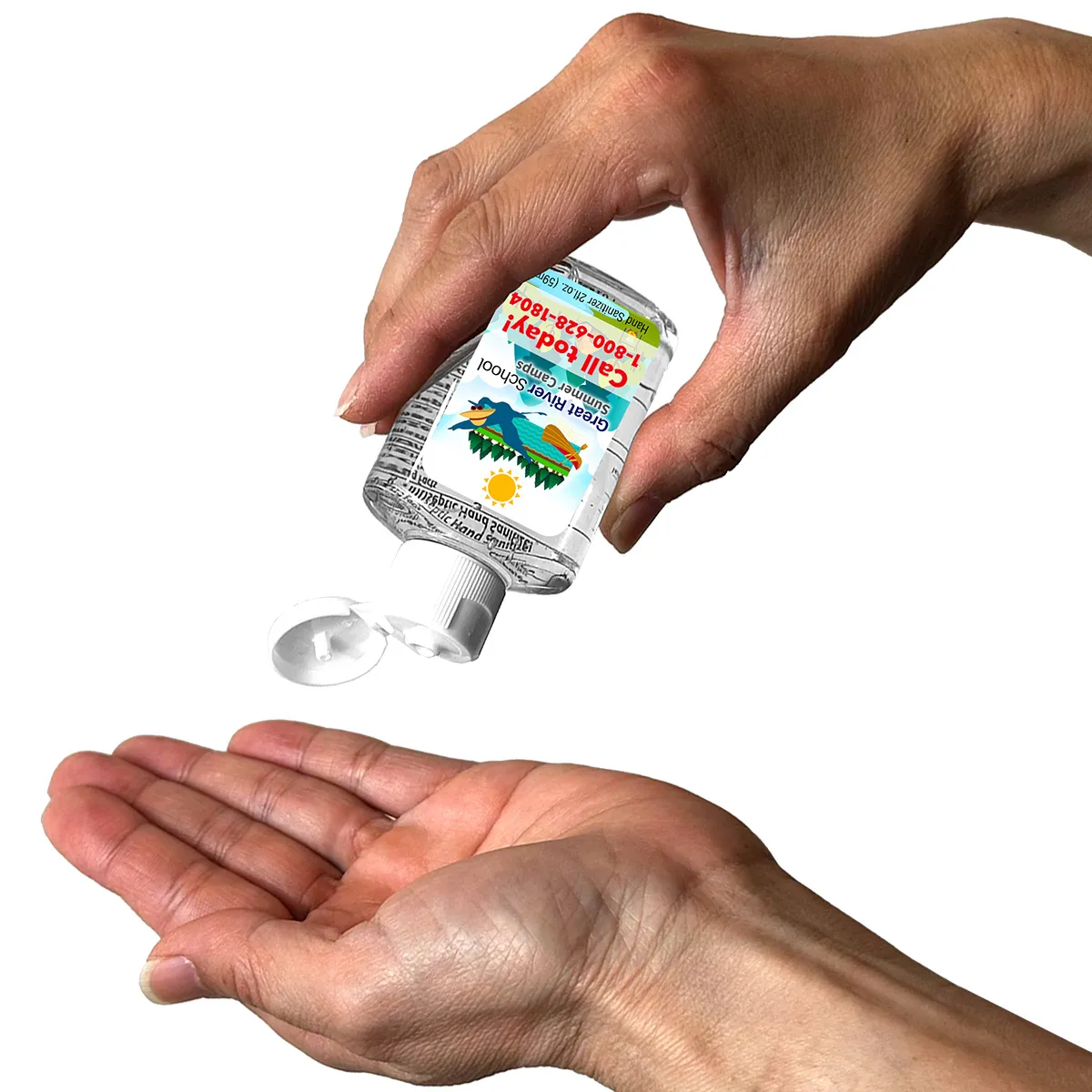 Hand Sanitizer Gel Citrus Scented Flip-Top - 2 oz - product view 5