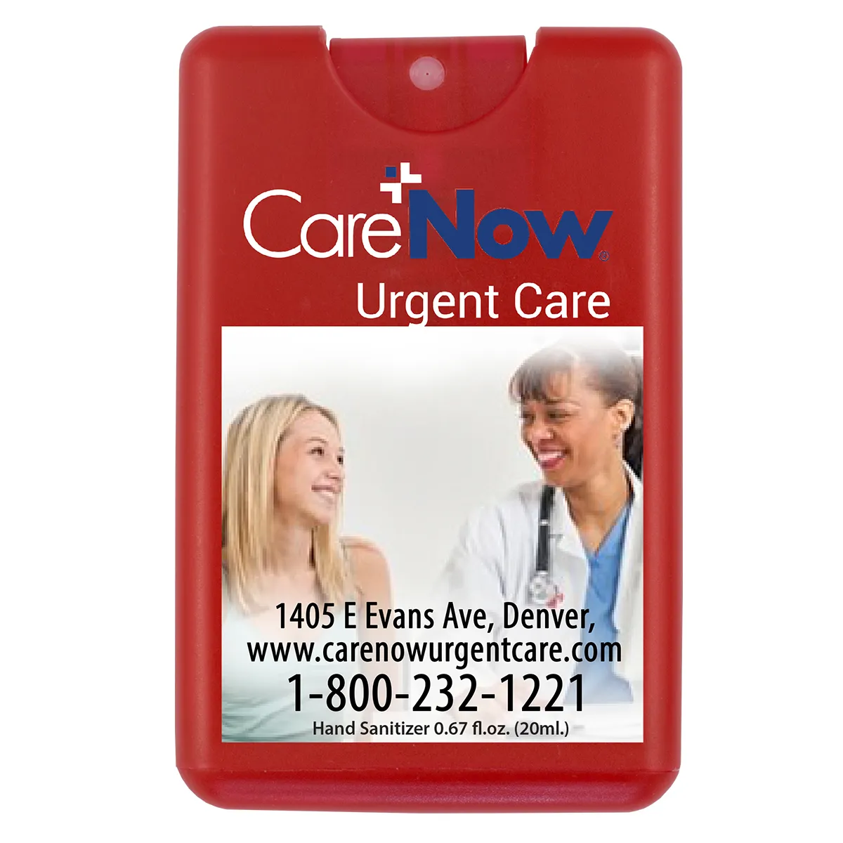 Hand Sanitizer Spray Credit Card Full Color Print - 20 ml - product view 4