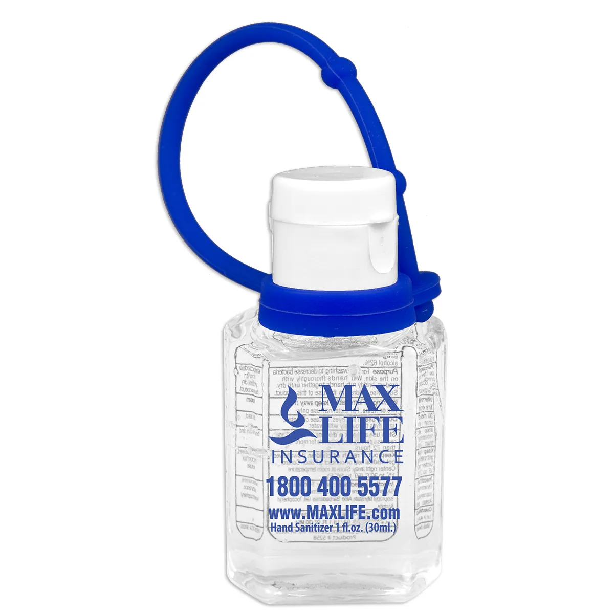 Hand Sanitizer Gel Compact with Silicone Leash - 1 oz - product view 7