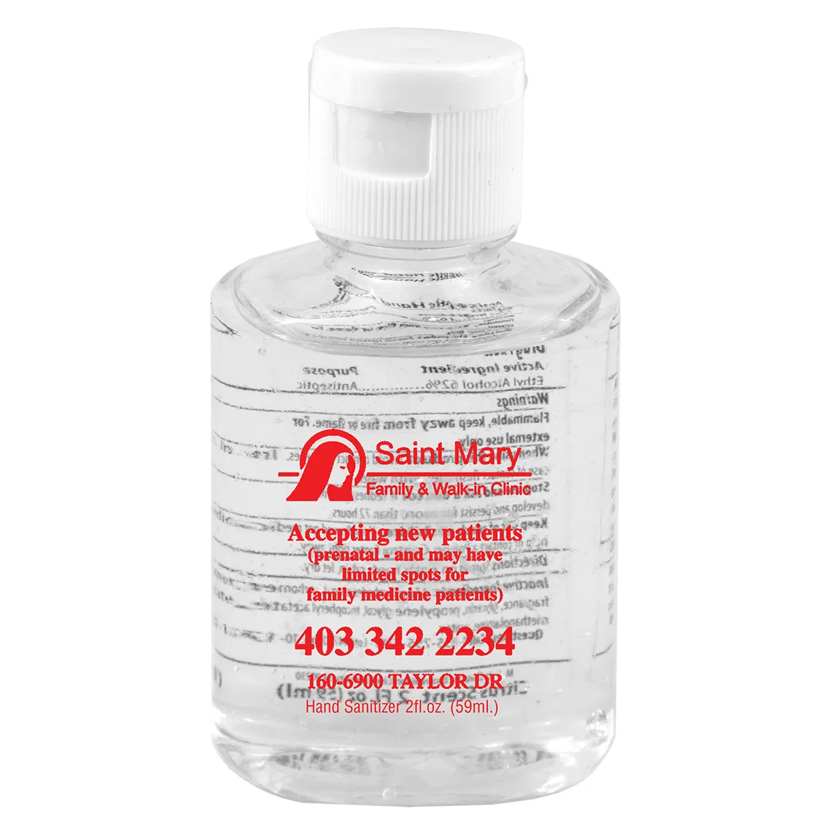 Hand Sanitizer Gel Large Flip-Top Spot Color - 2 oz - product view 10