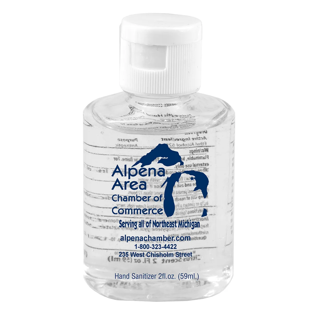 Hand Sanitizer Gel Large Flip-Top Spot Color - 2 oz - product view 11