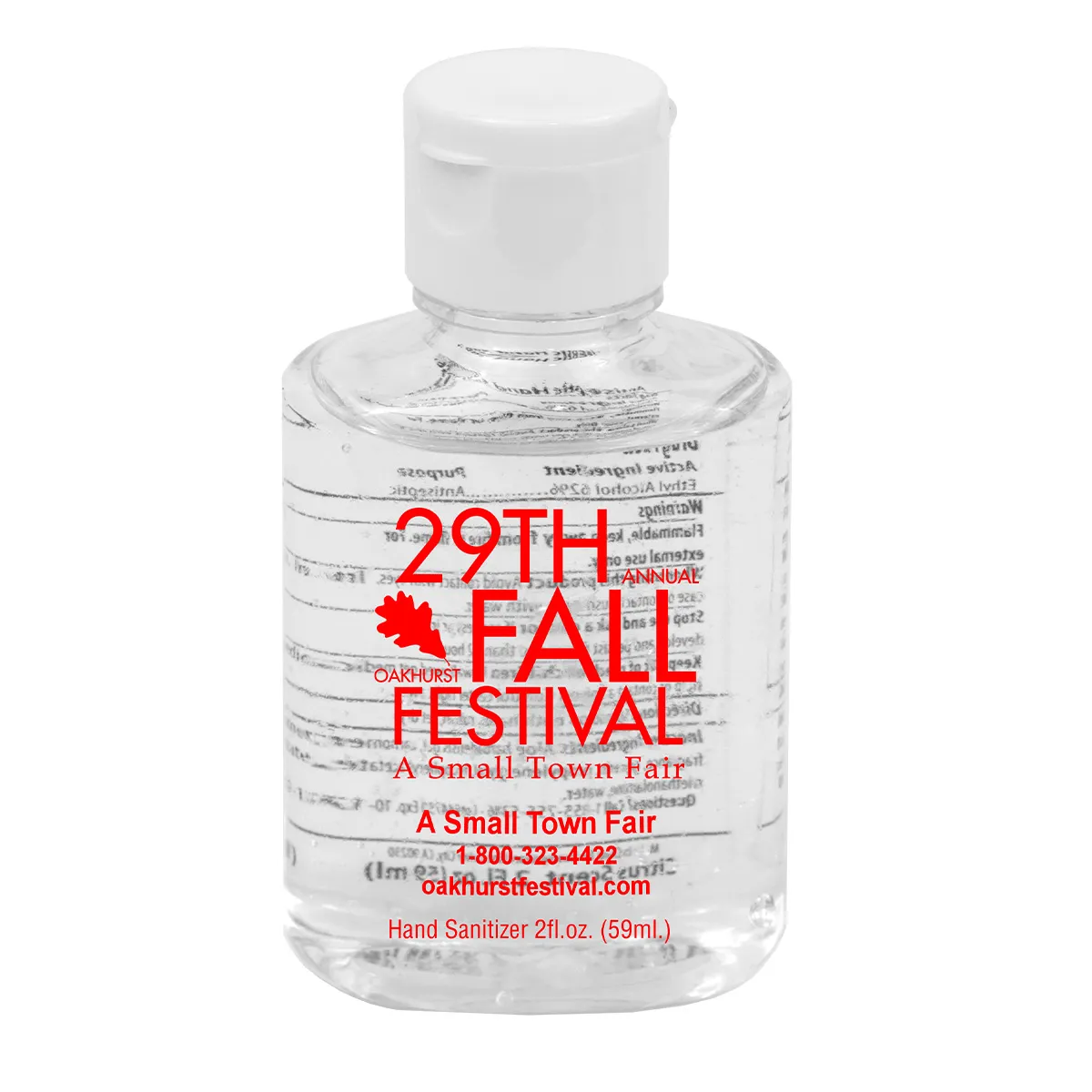 Hand Sanitizer Gel Large Flip-Top Spot Color - 2 oz - product view 12