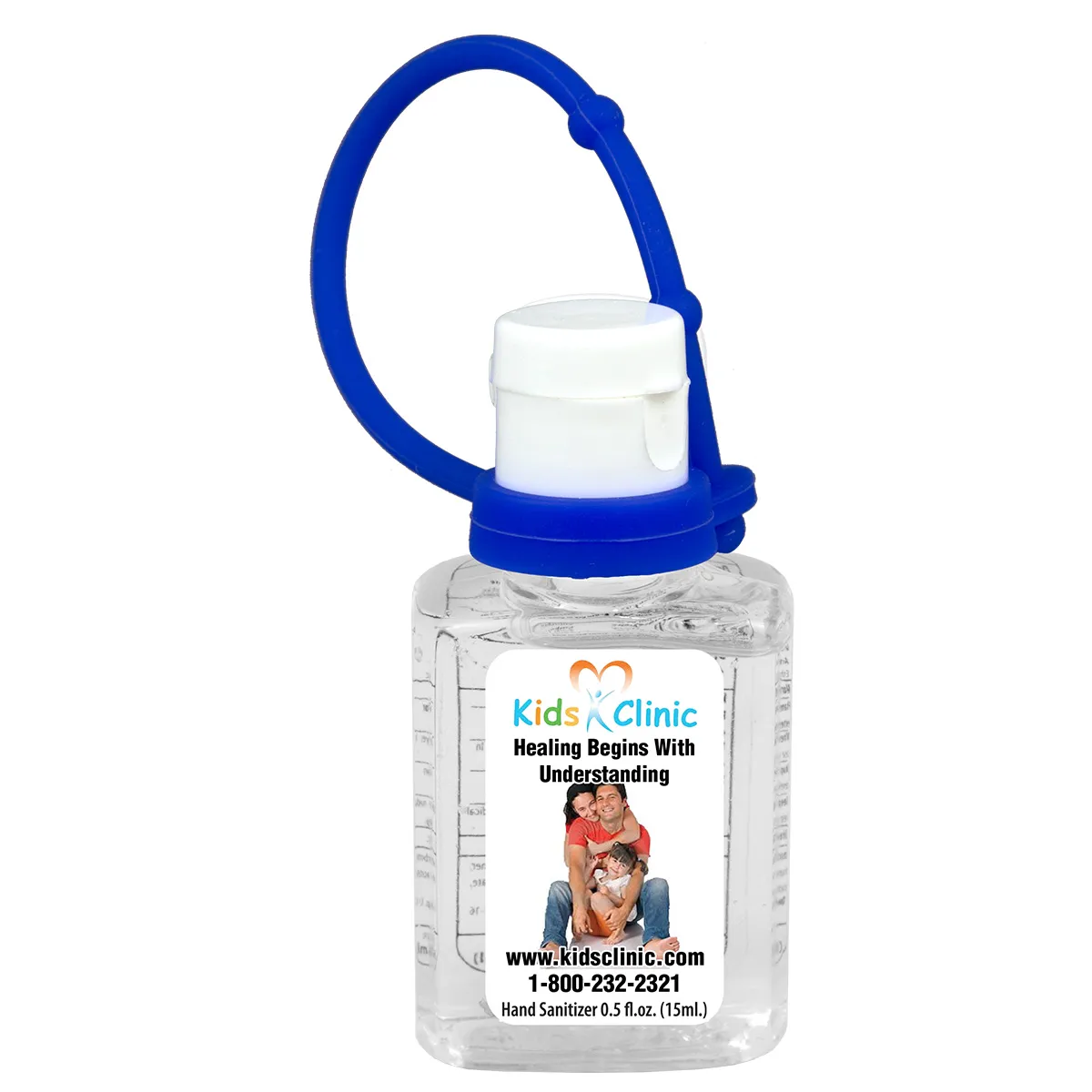 Hand Sanitizer Gel Mini with Silicone Leash - 0.5 oz - product view 5