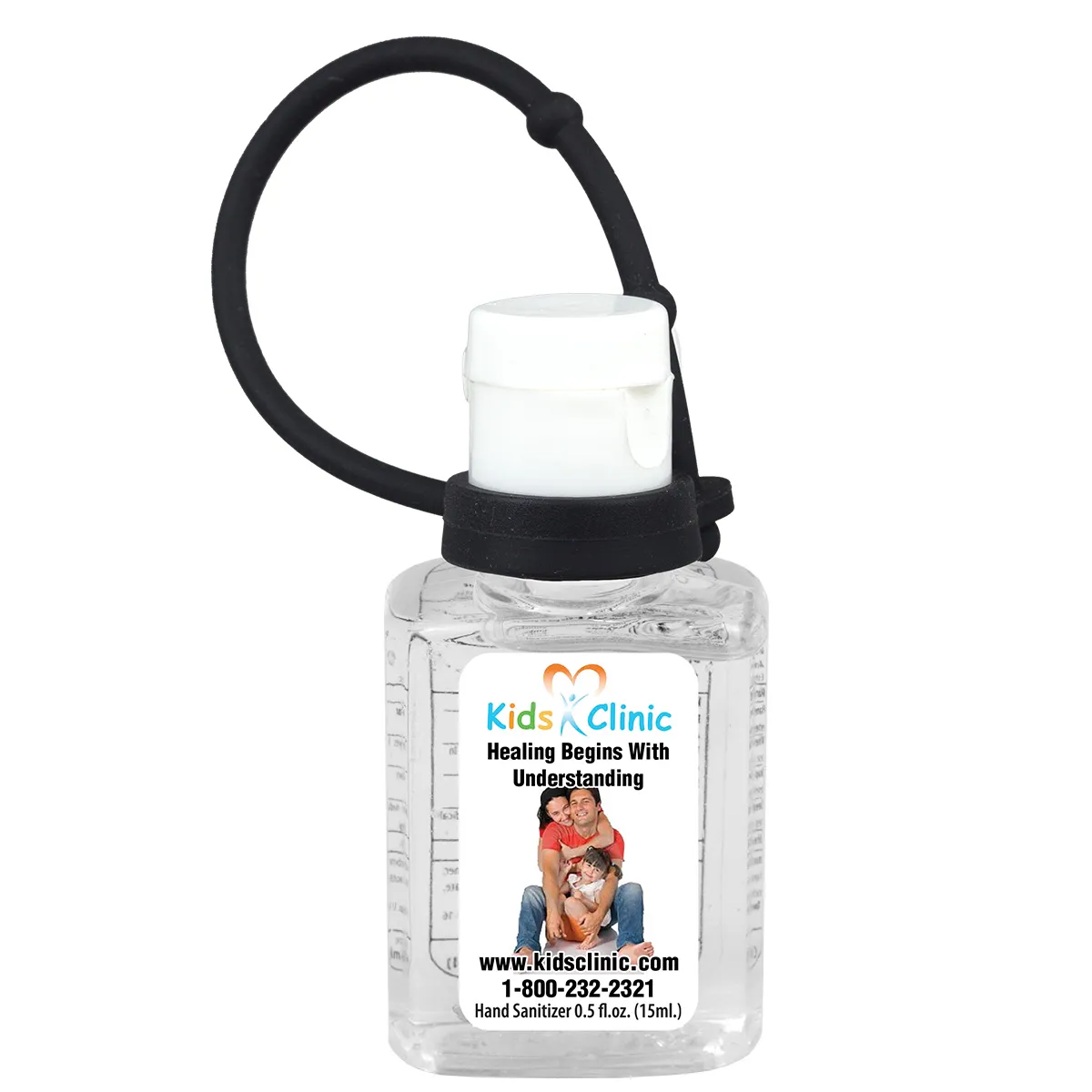 Hand Sanitizer Gel Mini with Silicone Leash - 0.5 oz - product view 8