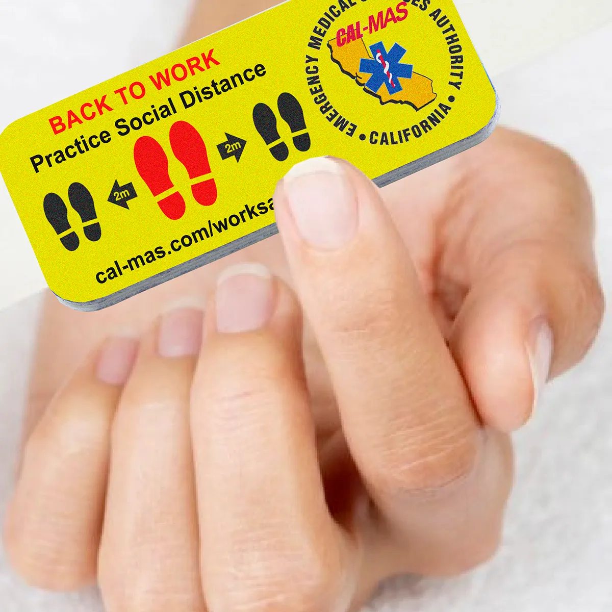 Nail File Rectangle EVA Foam Thick Grit - 3.13 x 1.56 in - product view 5