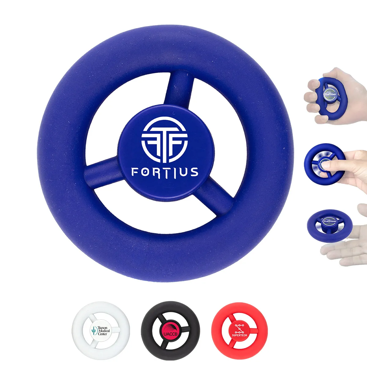 Stress Ball Spinner TPE Rubber Grip Squeeze - 3 in Dia