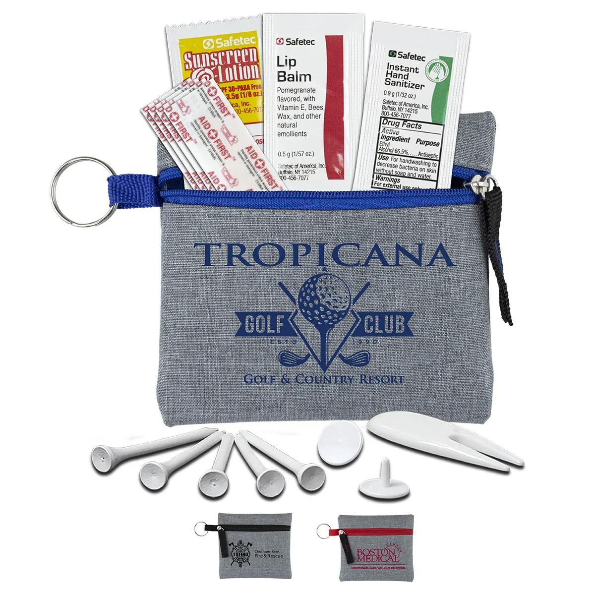 Golf Kit 16 Piece Stillwater Zipper Pouch - 4.5 x 4.5 in