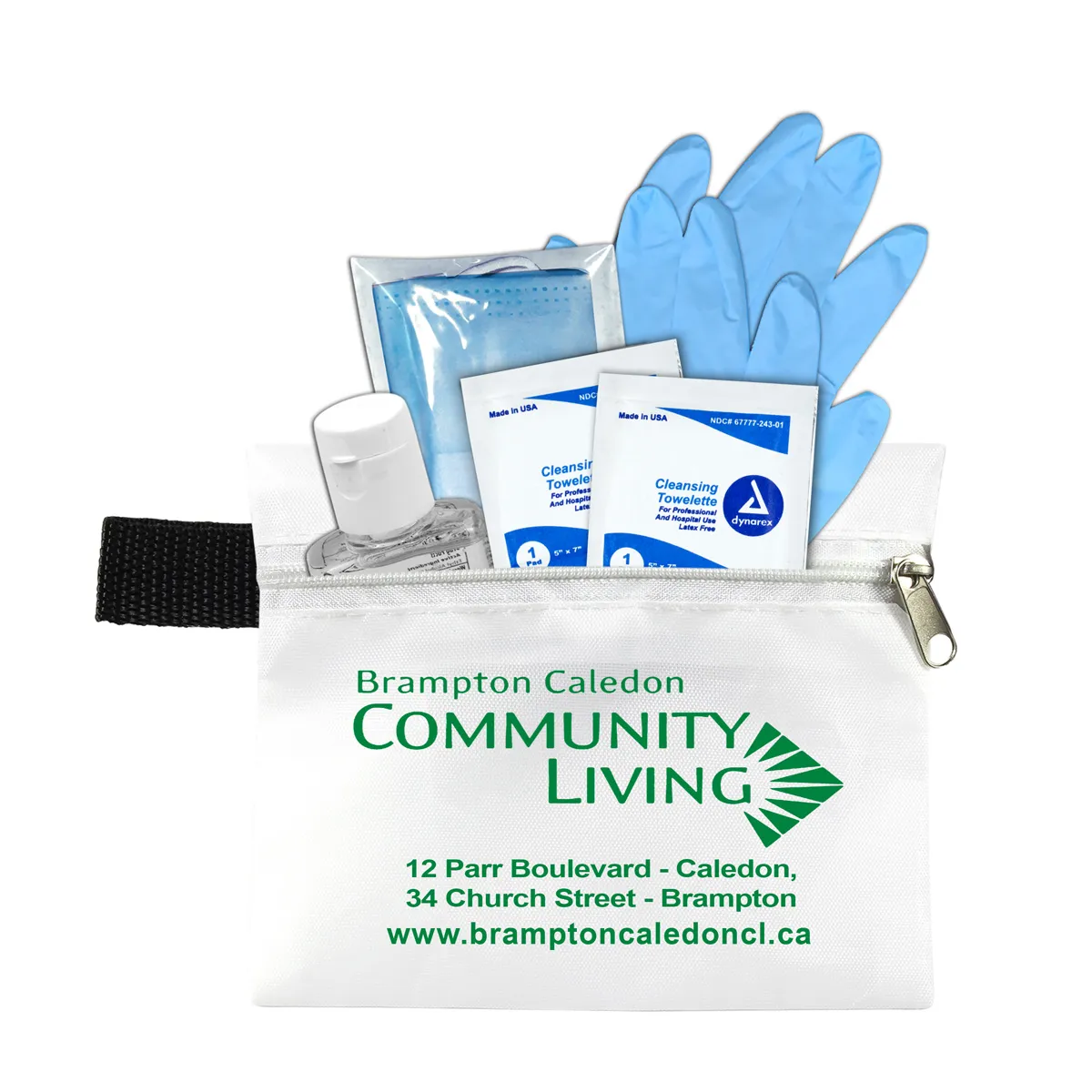 First Aid Kit 6 Piece Zipper Pouch Sanitizer - 5 x 4.25 in - product view 11