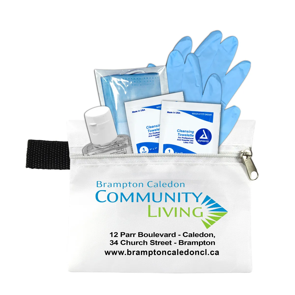 First Aid Kit 6 Piece Zipper Pouch Sanitizer - 5 x 4.25 in - product view 25