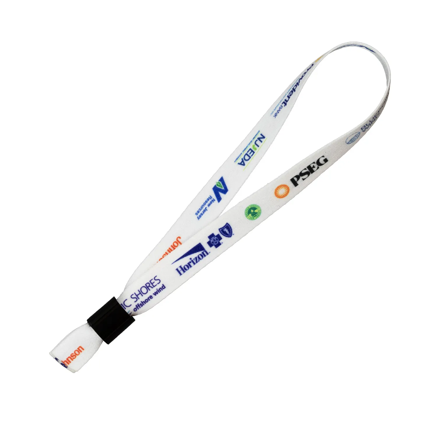 Event Wristband Locking Slider Polyester - 14 x 0.5 in