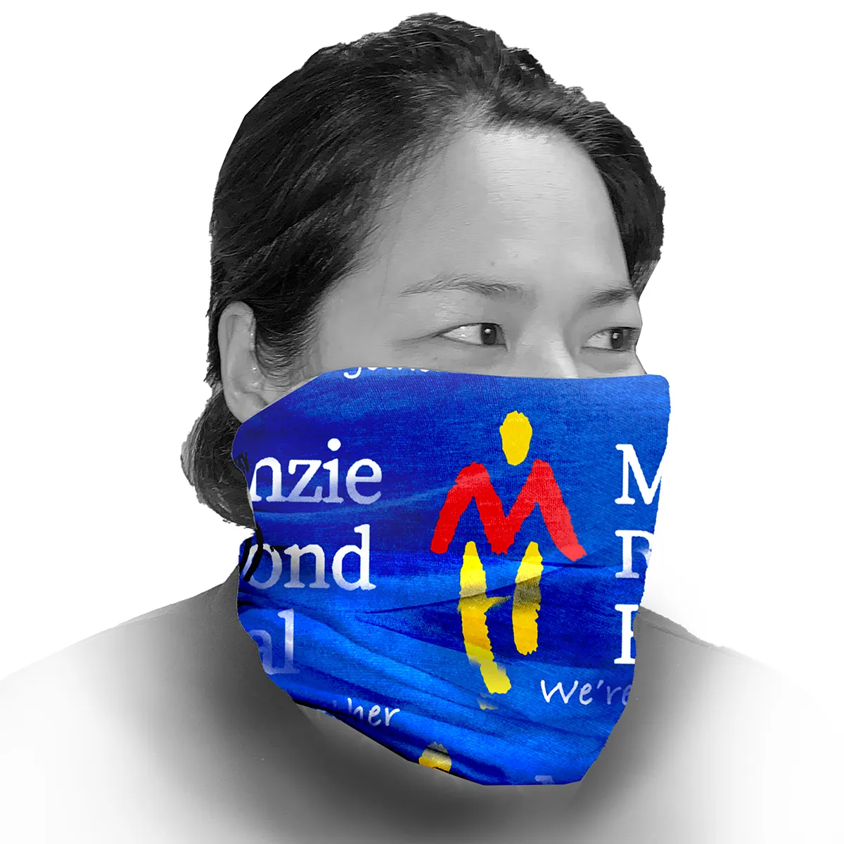 Multi-Functional Gaiter Microfiber Import - 9.5 x 19 in - product view 13