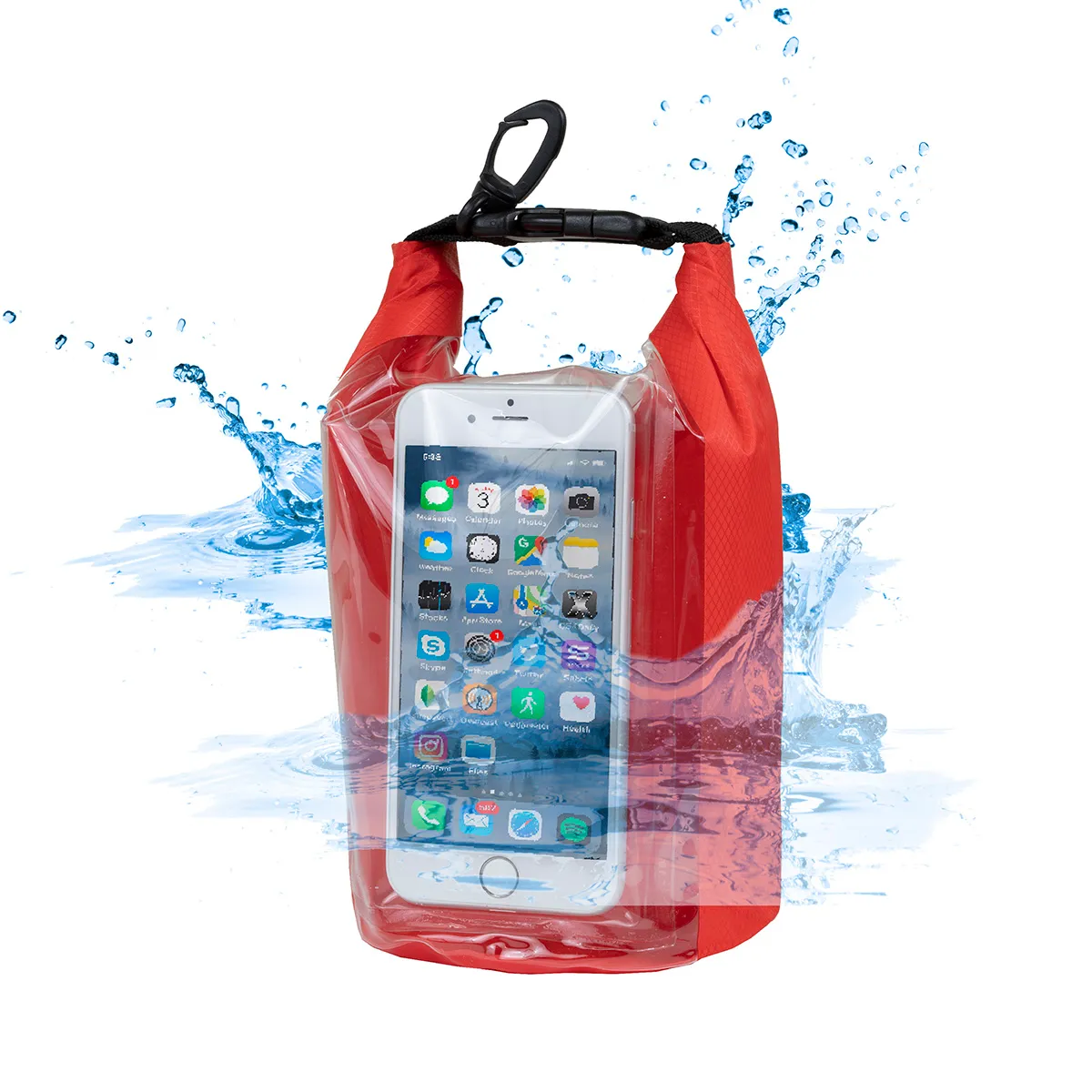 Water Resistant Dry Bag 2.5L Clear Window - 7 x 11 in - product view 25