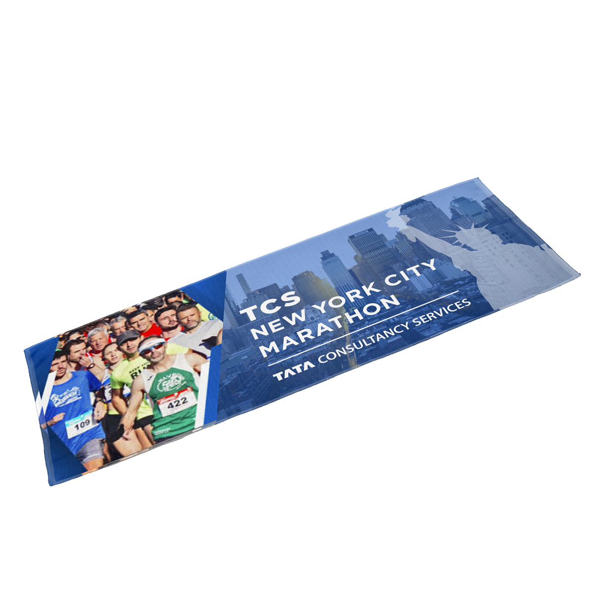 Cooling Towel Recycled RPET Sublimation Print - 32 x 12 in - product view 6