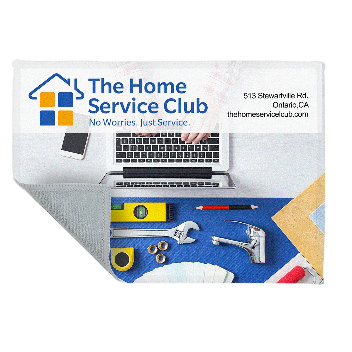 Microfiber Cloth Dual Sided Screen Cleaner - 5 x 7 in