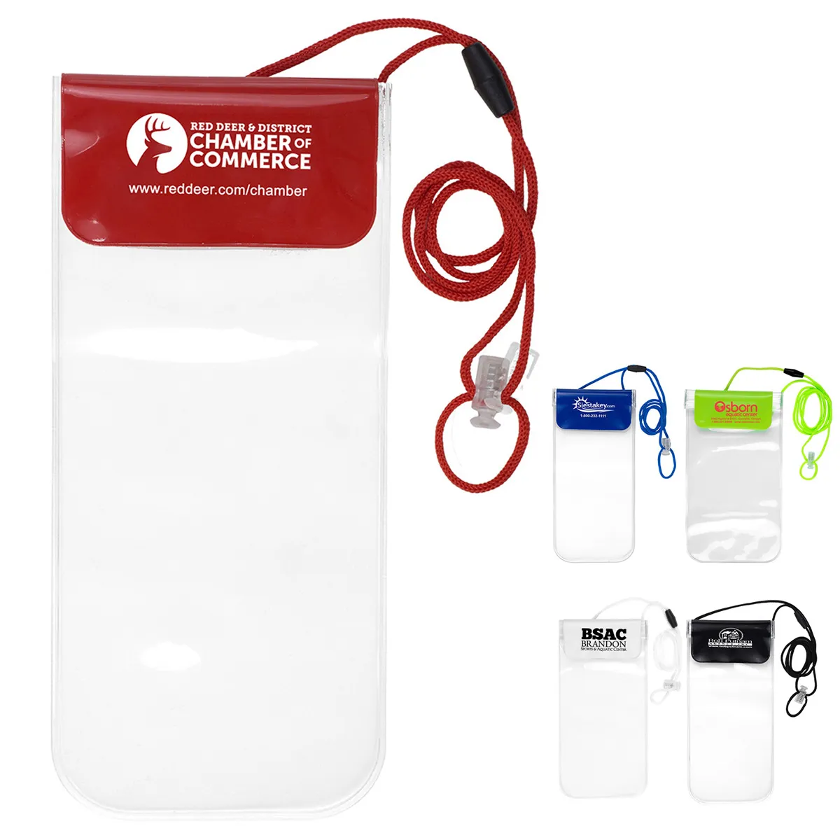 Waterproof Phone Case with Touch Screen Lanyard - 10.38 x 4.63 in