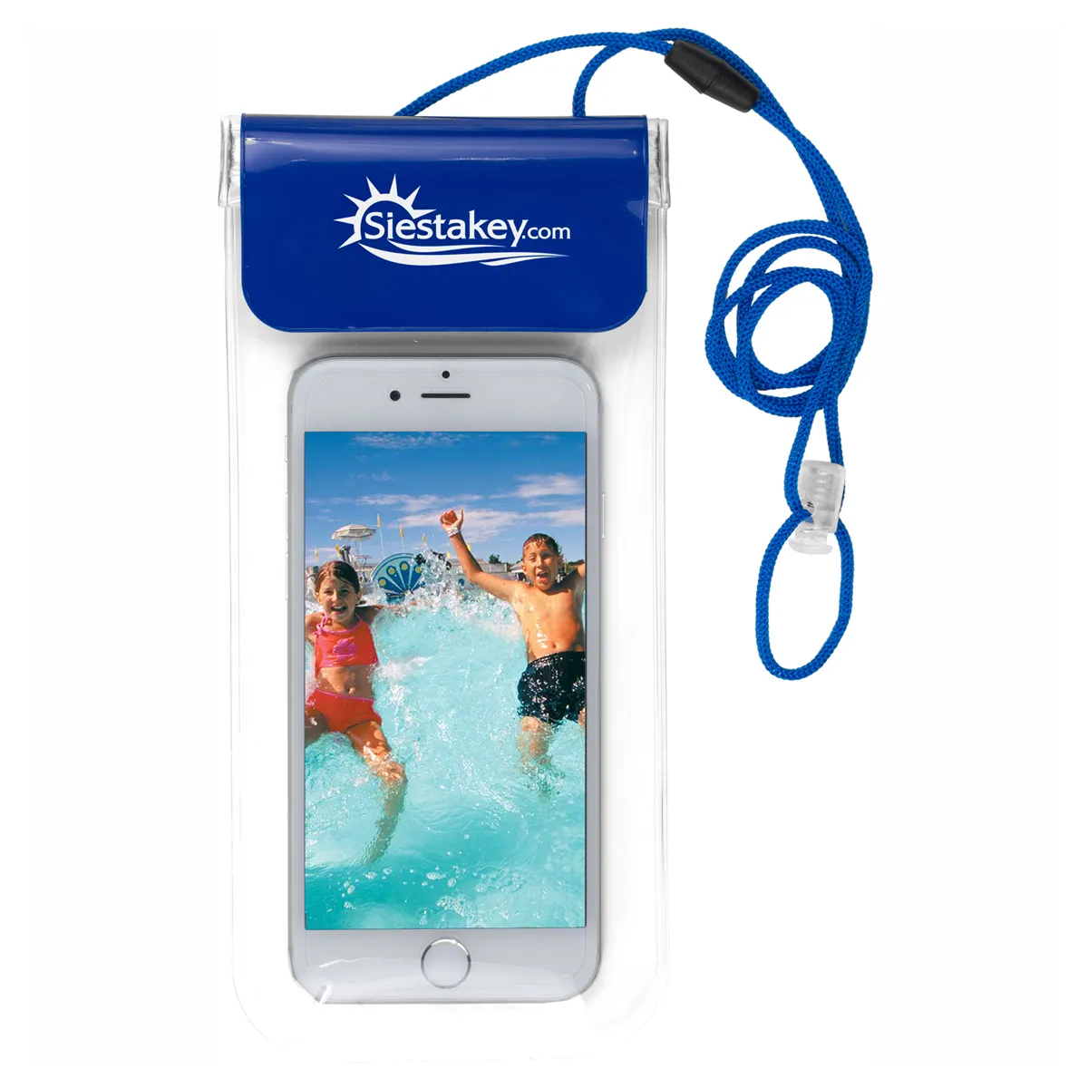 Waterproof Phone Case with Touch Screen Lanyard - 10.38 x 4.63 in - product view 10