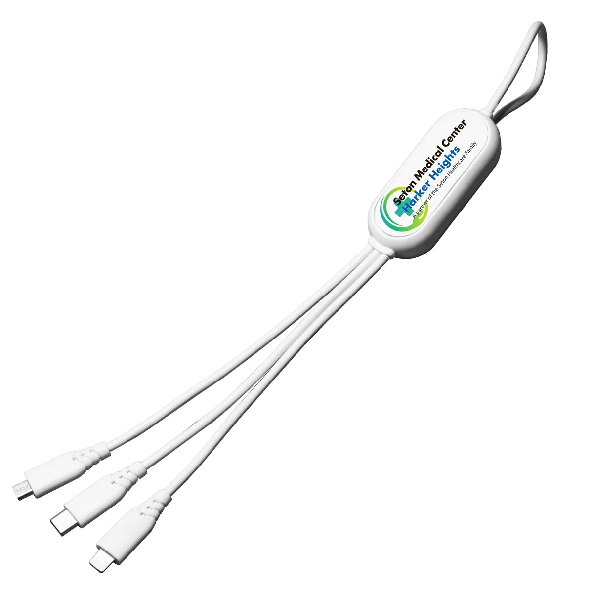 Universal Charging Cable 100W Three Connector - 16.75 in - product view 3