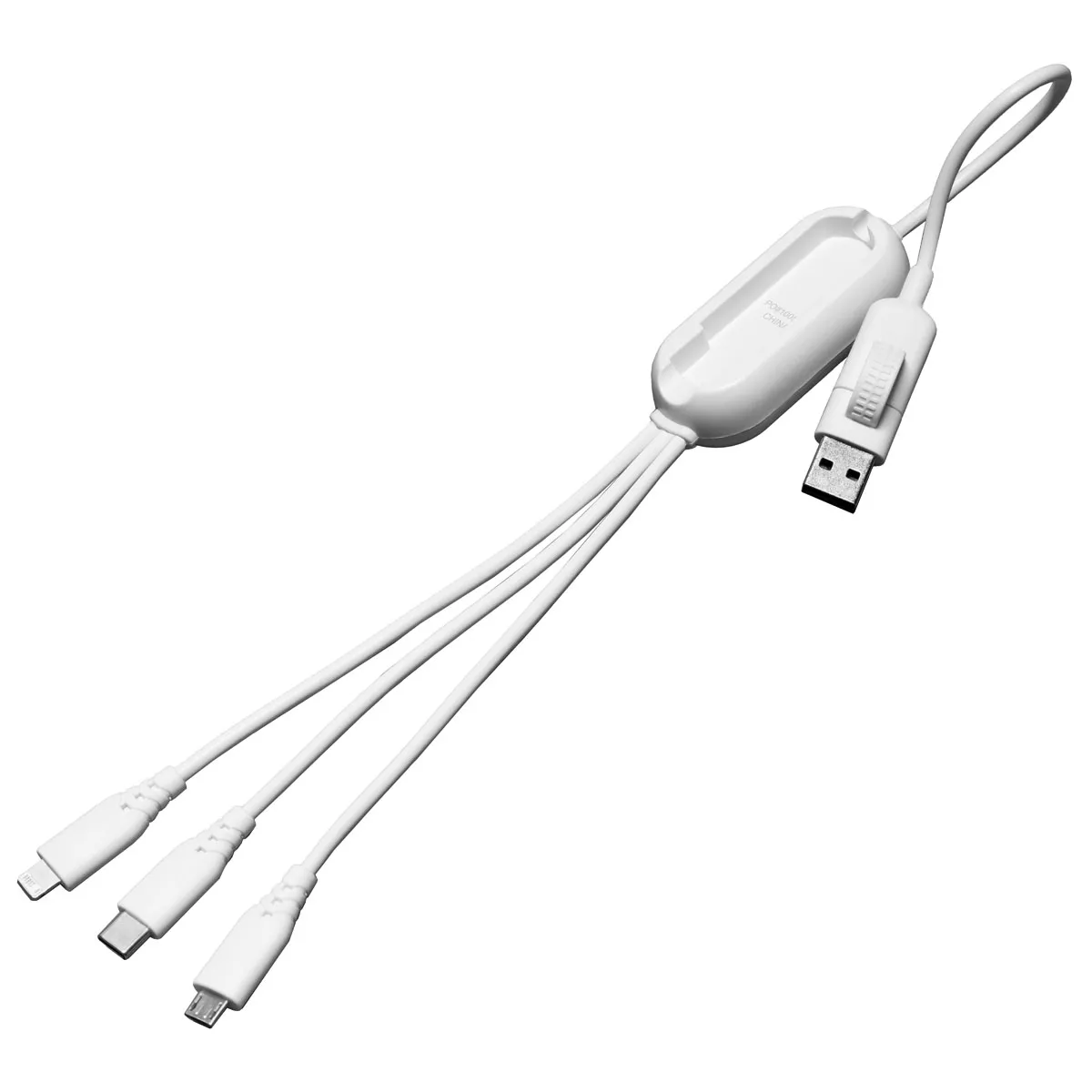 Universal Charging Cable 100W Three Connector - 16.75 in - product view 5