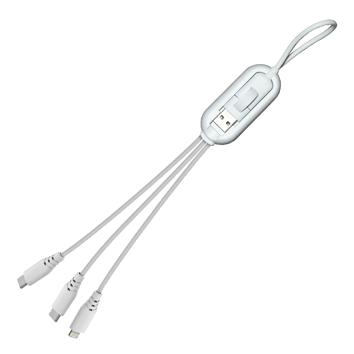 Universal Charging Cable 100W Three Connector - 16.75 in - product view 8