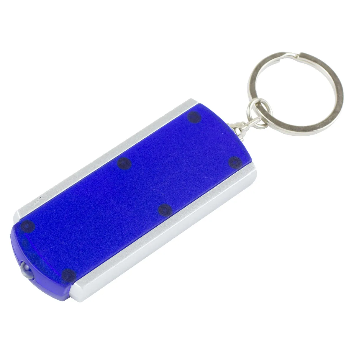 Slim LED Keychain Light White ABS Plastic - 2.5 x 1 in - product view 11