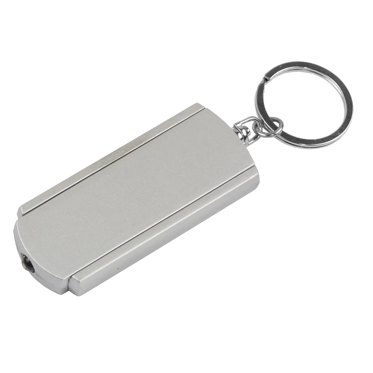 Slim LED Keychain Light White ABS Plastic - 2.5 x 1 in - product view 13