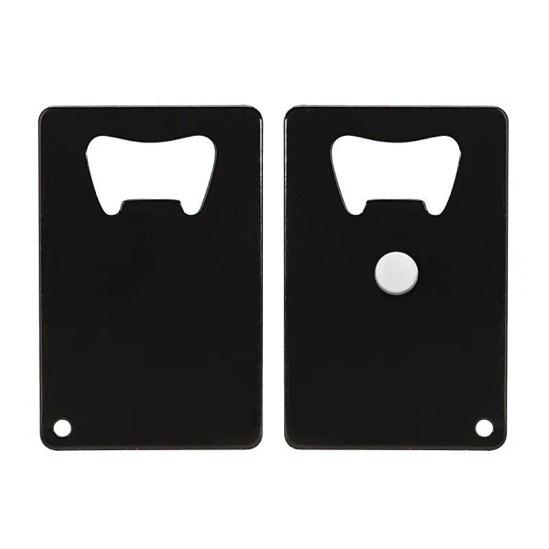Magnetic Credit Card Bottle Opener Steel - 3.375 x 2.125 in - product view 3