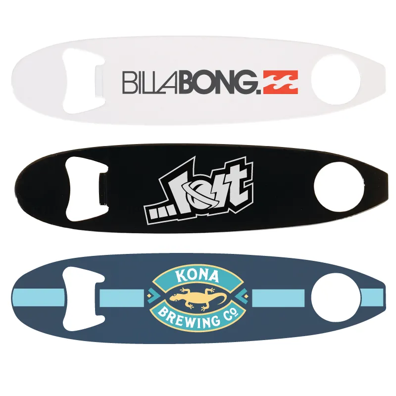 Surfboard Bottle Opener Powder Coated Steel - 7 x 1.75 in
